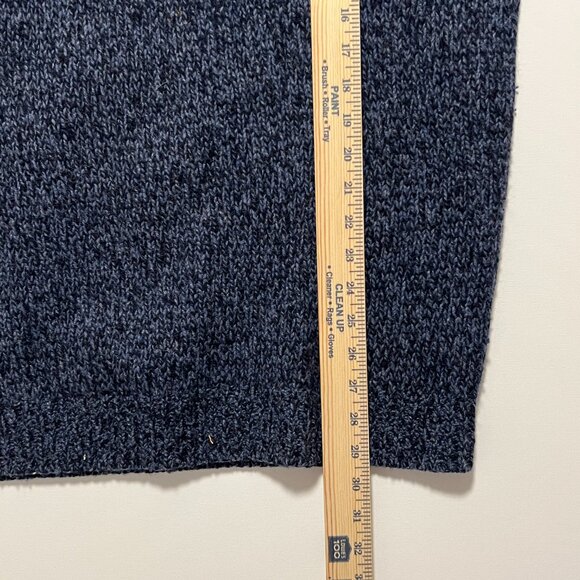 LL Bean Sweater Lamb's Wool Casual Pullover Blue Men's size Large Tall LT - Picture 5 of 6